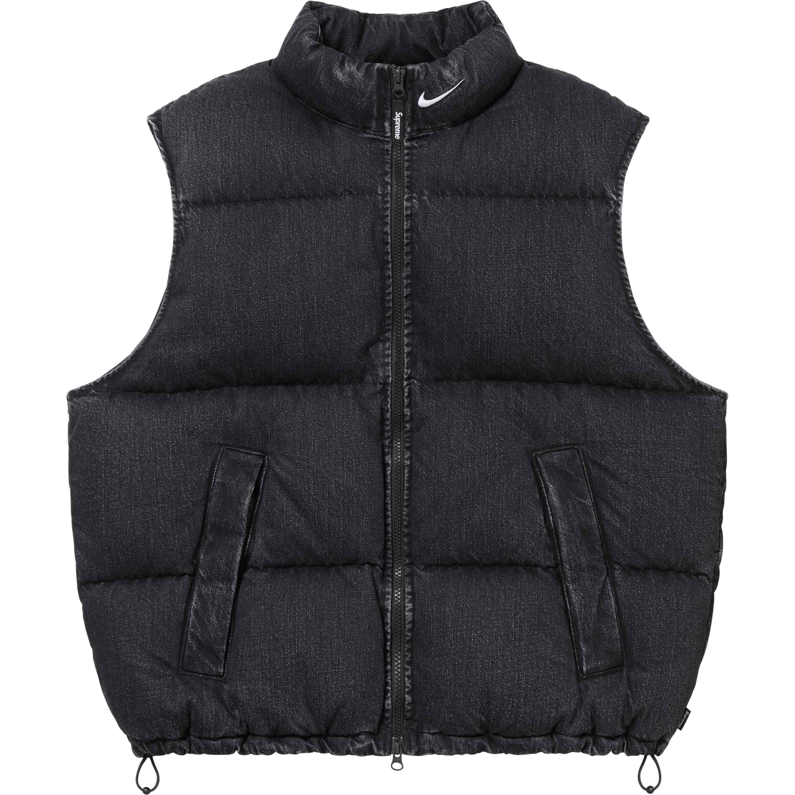 Supreme®/Nike® Denim Puffer Vest view 8